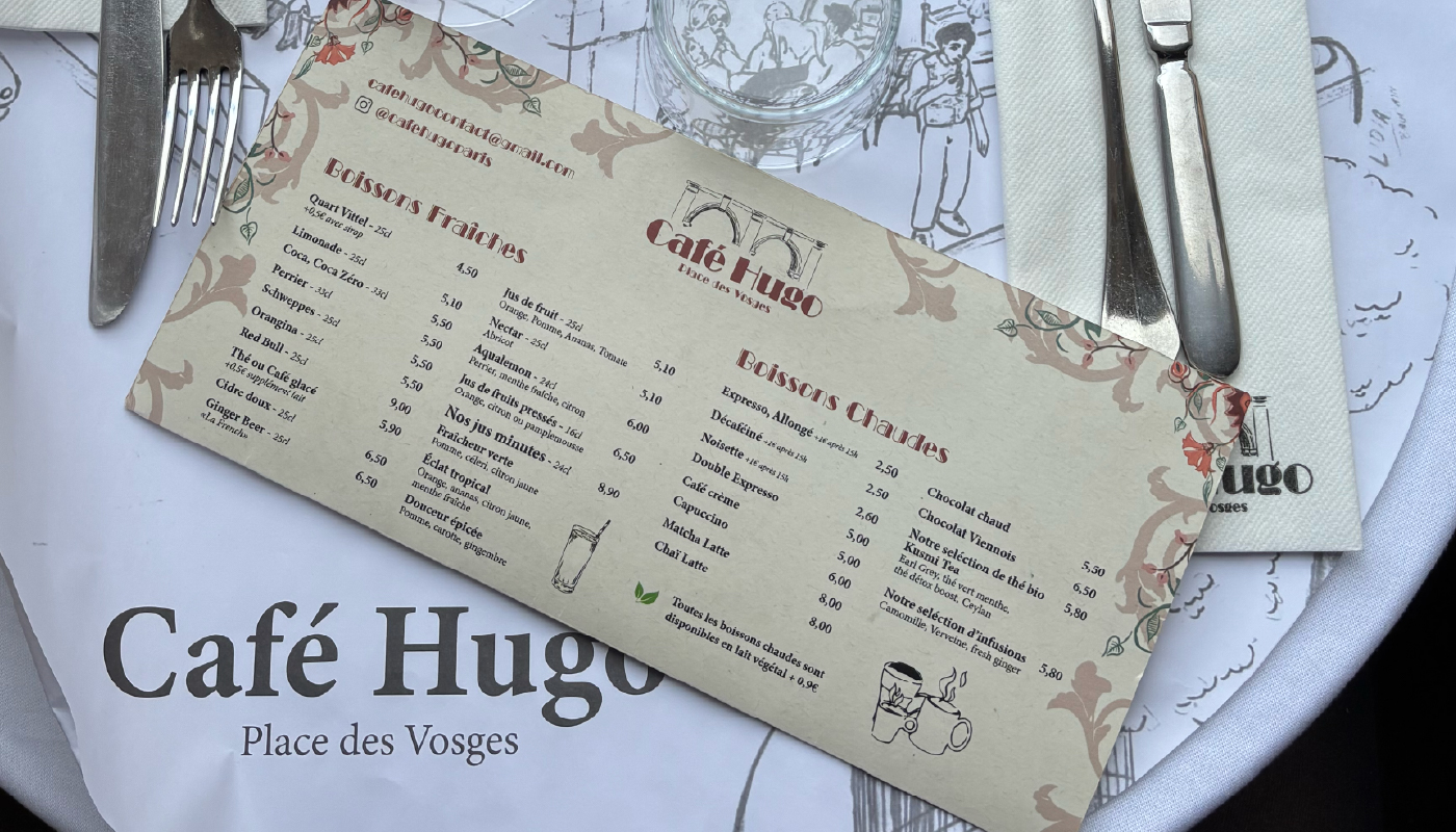 Café Hugo détail